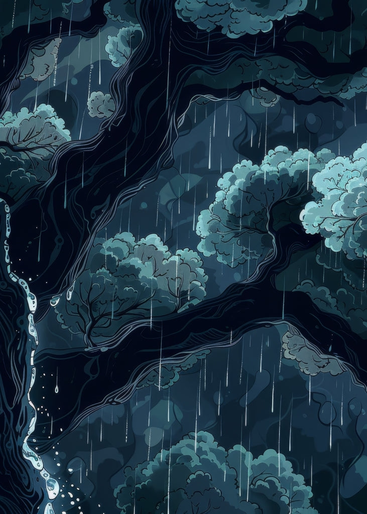 Canopy Blue Bath Mat - Stylish Home Decor Essential