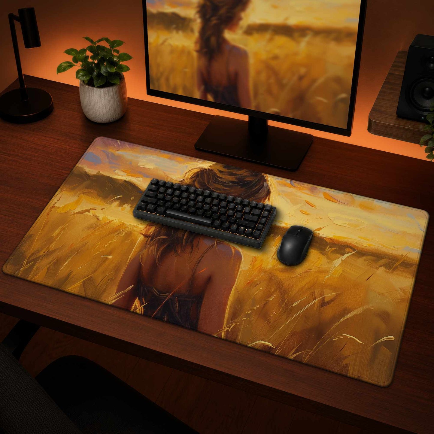 Warm Field Gaming Mat | Stylish Home Decor for Gamers