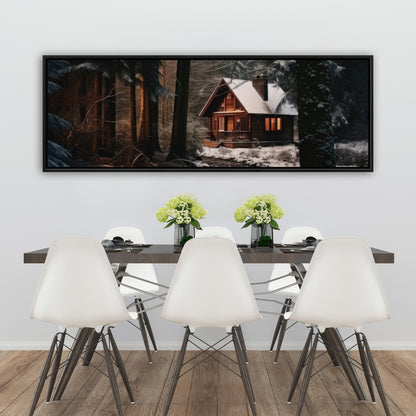 By the river - 36"x36" Framed canvas
