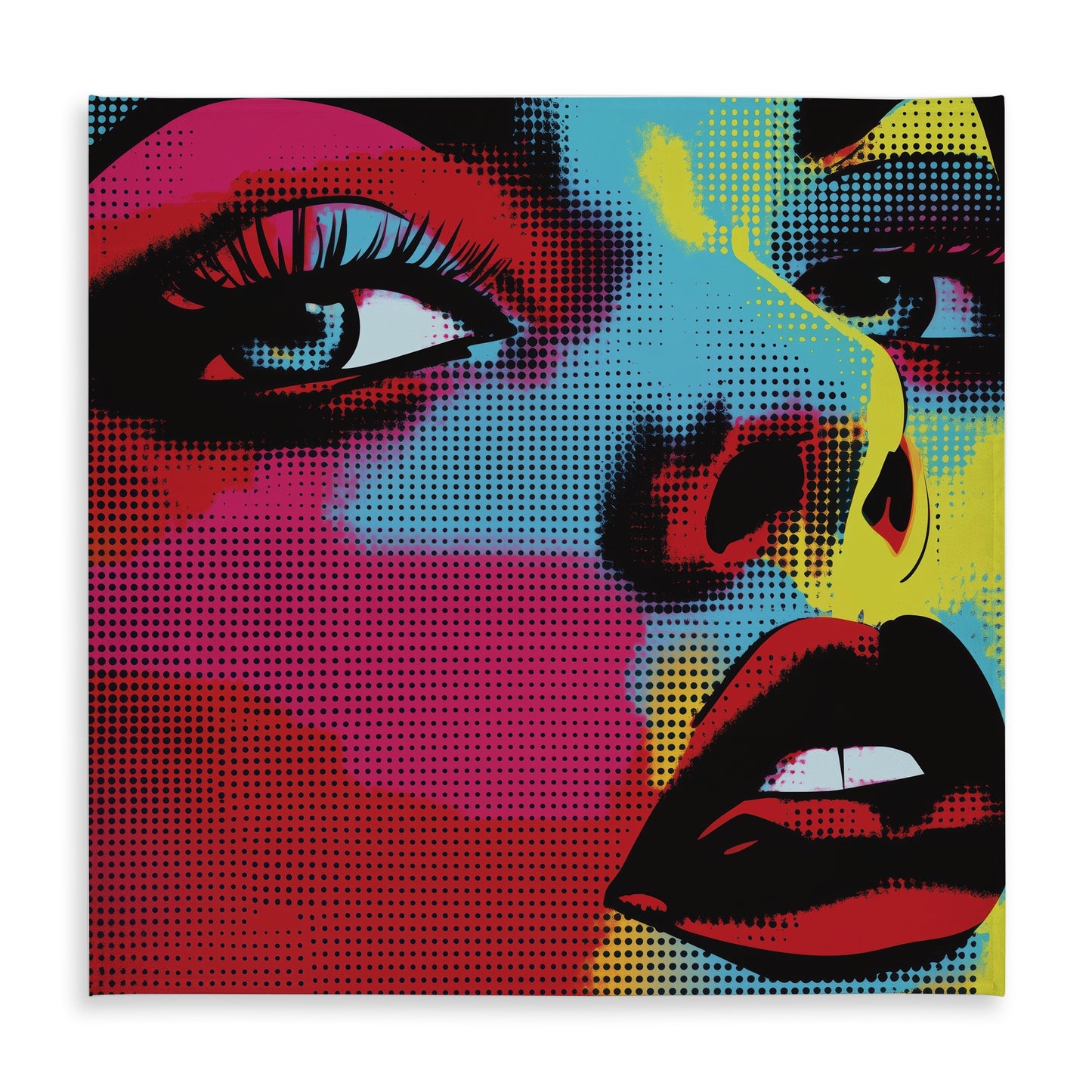 Comics Black Indoor Outdoor Tablecloth for Home Decor