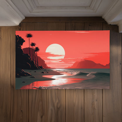 Blood Sun Indoor/Outdoor Door Mat - Stylish Home Decor