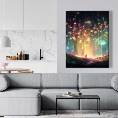 A dream come true - Beige Framed Canvas for Home Decor