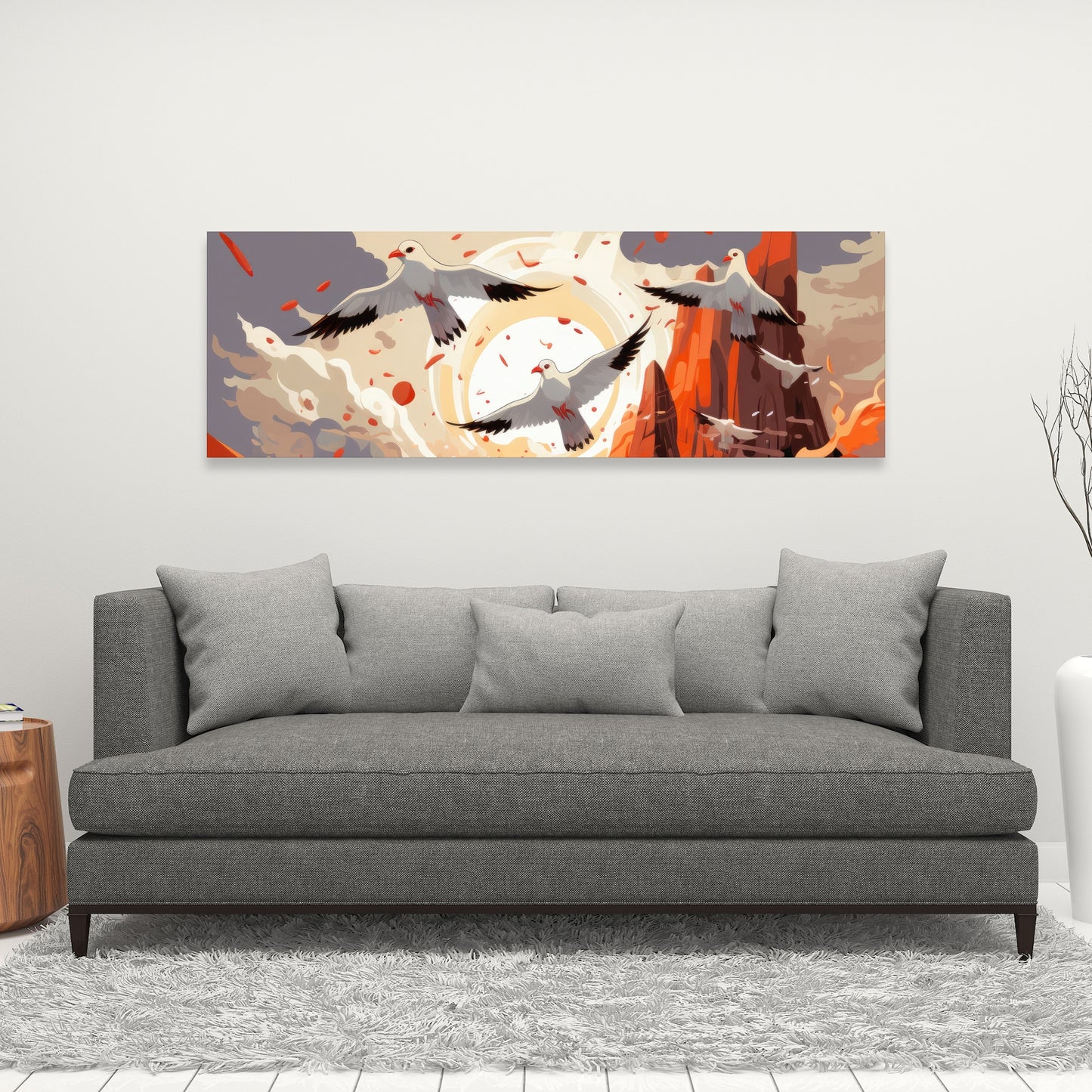 The escape - 32"x32" Canvas