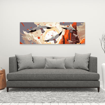 The escape - 32"x32" Canvas