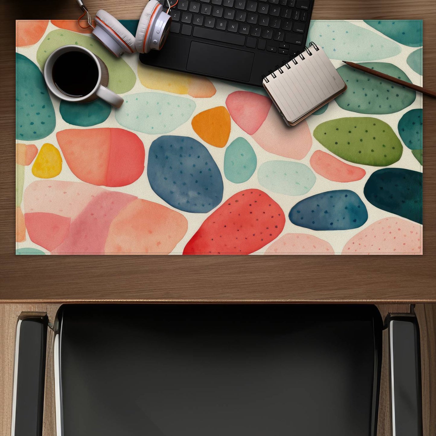 Seedy shapes - Desk mat - Print on demand