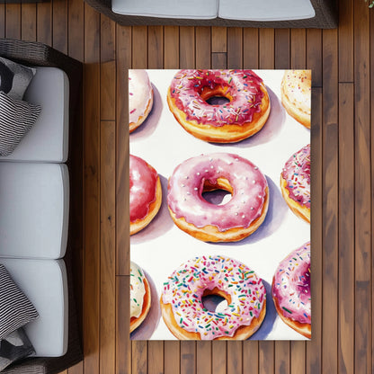 Yummy Pink Outdoor Area Rug | Stylish Home Decor Accent