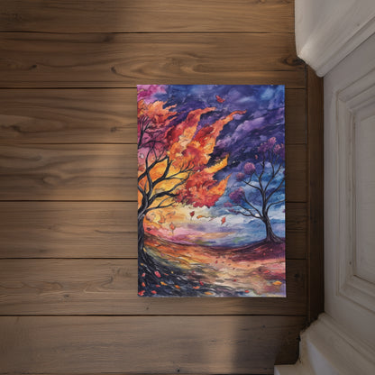 Before the Storm Purple Indoor Outdoor Door Mat | Home Decor