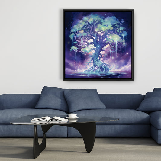 Surreal sap - 36"x36" Framed canvas