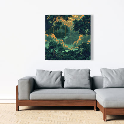 Drops - 32"x32" Canvas