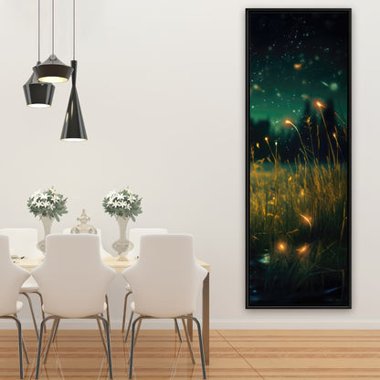 Light in the Dark - Black Framed Canvas Home Decor Art