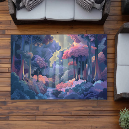 Beams Pink Outdoor Area Rug | Stylish Home Decor Accent