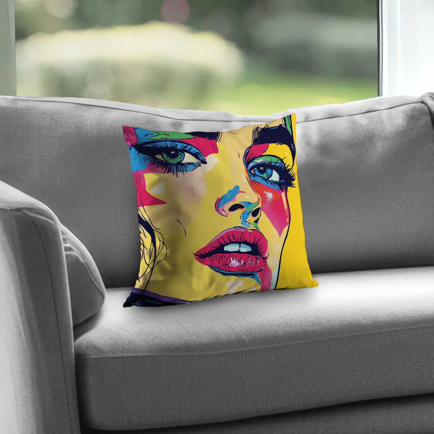 Glaze Poly Twill Throw Pillow | Stylish Home Decor Accent
