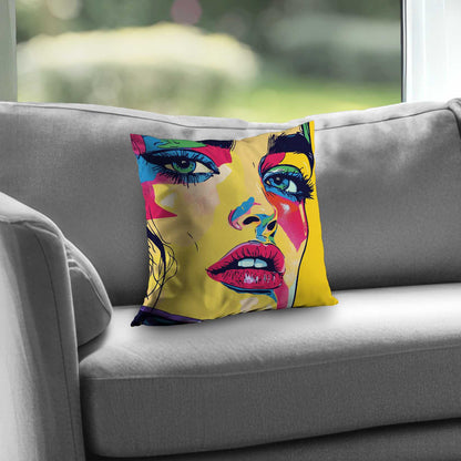 Glaze Poly Twill Throw Pillow | Stylish Home Decor Accent
