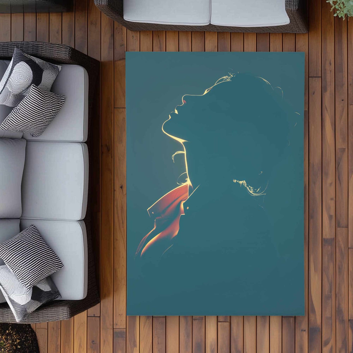 Tapis d'extérieur Silent Light Whisper | Décoration d'intérieur