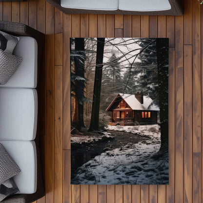 By the River Black Outdoor Area Rug | Stylish Home Decor