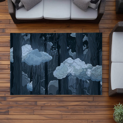 Tapis d'extérieur Sneaky Clouds | Accessoire de décoration intérieure élégant