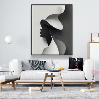 Duality - 36"x36" Framed canvas
