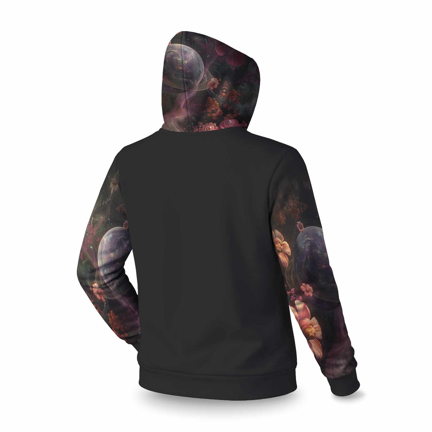 Flower Space Sleevie Pullover Hoodie | Stylish Apparel