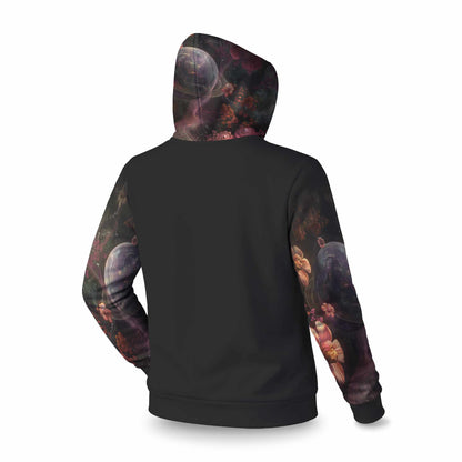 Flower Space Sleevie Pullover Hoodie | Stylish Apparel