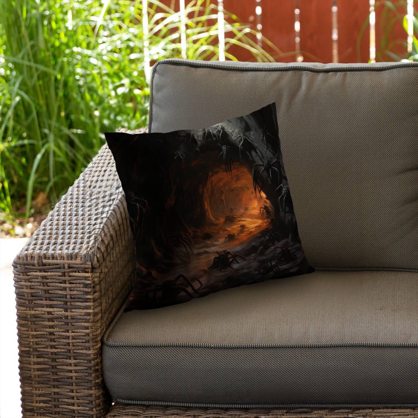 Oh no - Throw pillow - Print on demand