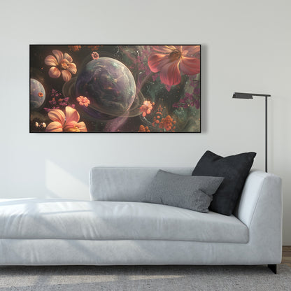 Flower space - 36"x36" Framed canvas