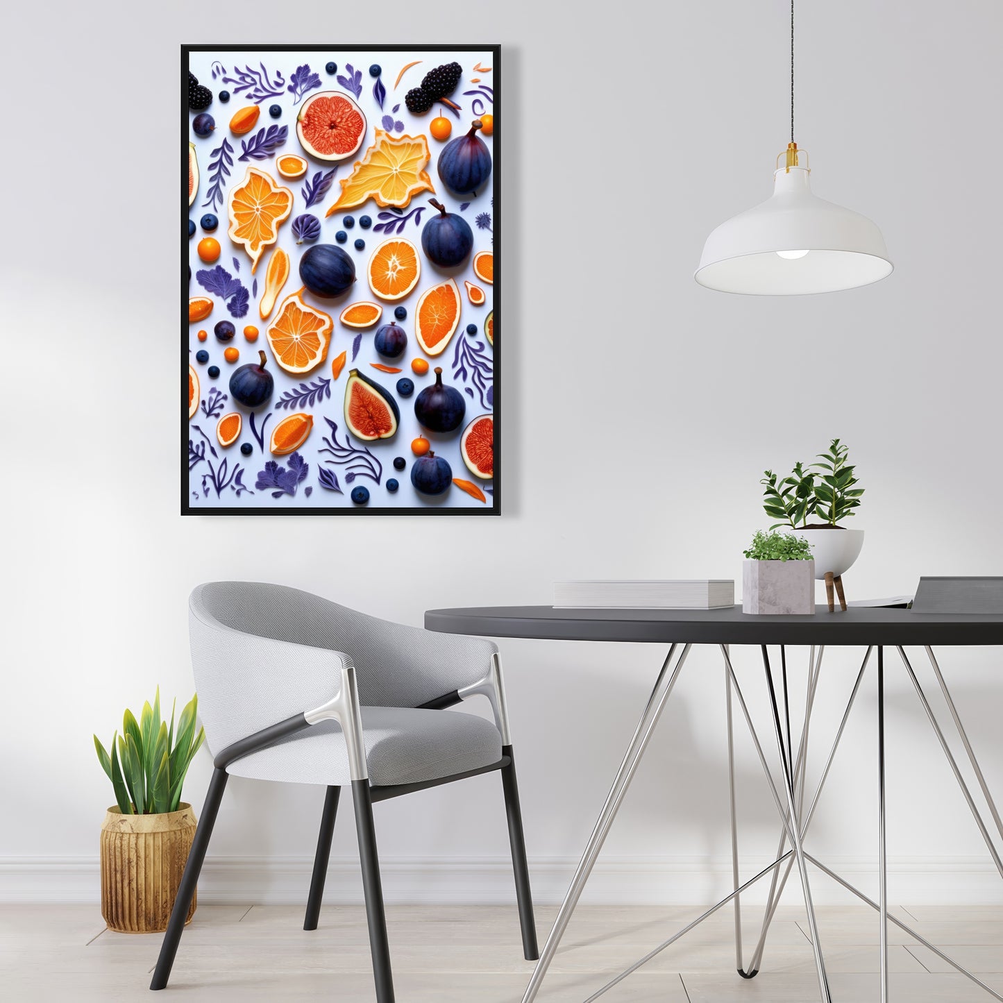 Fruity skins - 36"x36" Framed canvas