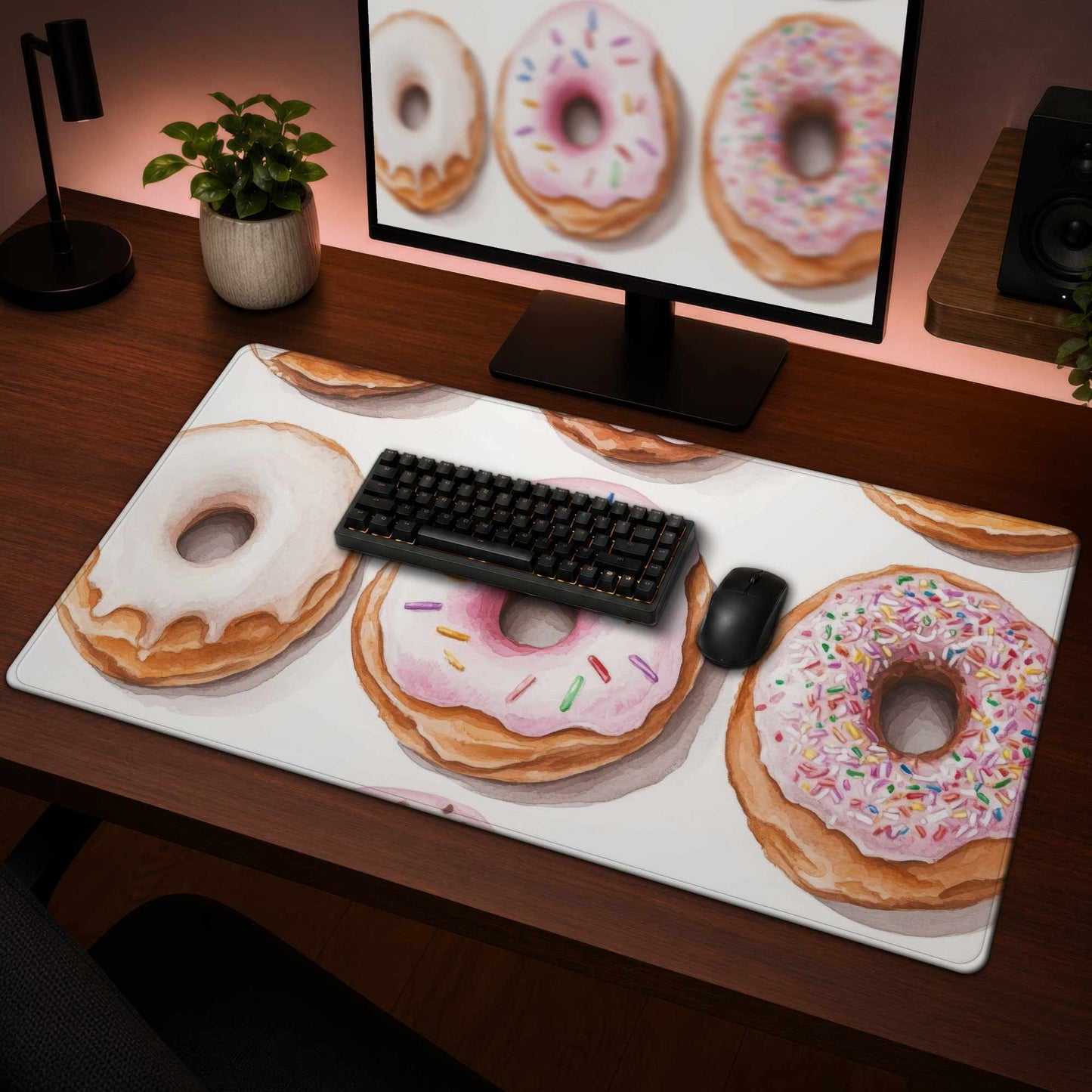 Donuts Desk Mat - Stylish Home Decor for Your Workspace
