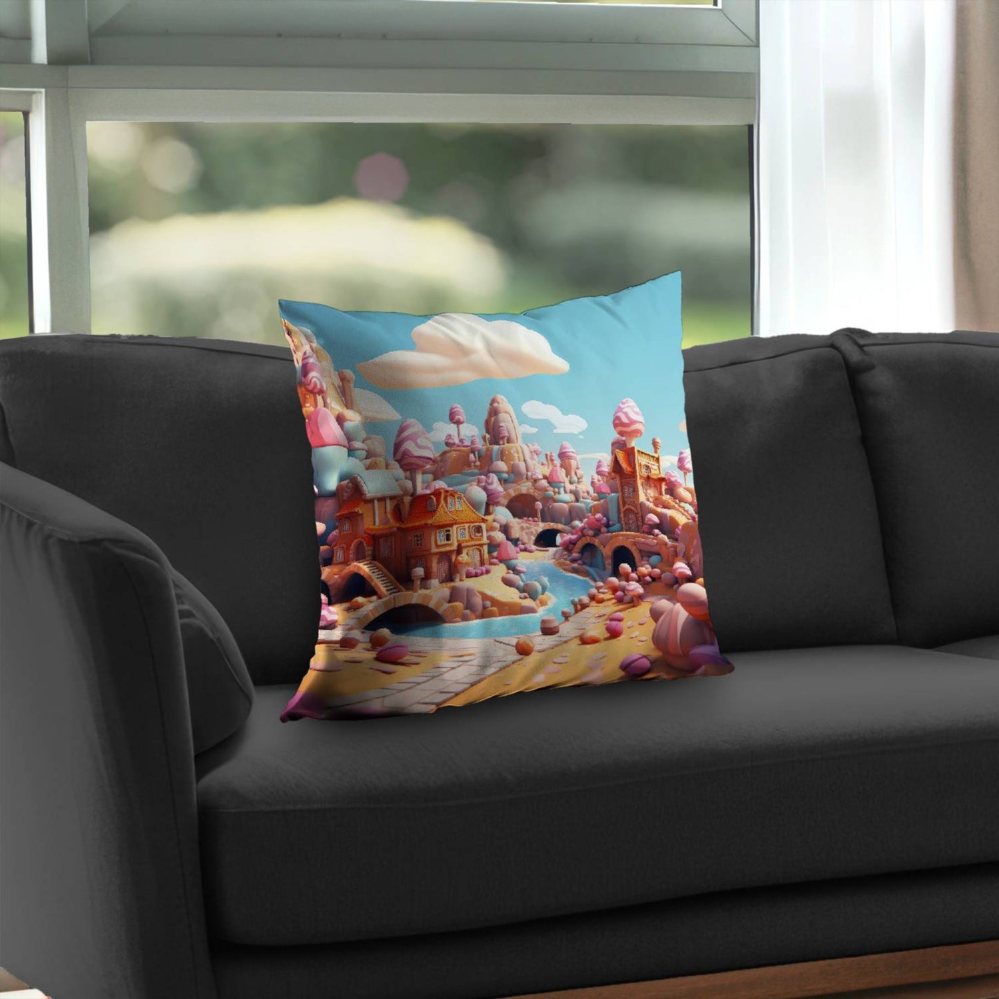 Sweet kingdom - Throw pillow - Print on demand