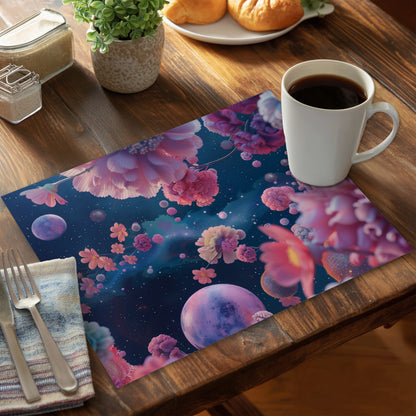 Pink Void Polyester Placemat | Stylish Home Decor Accent