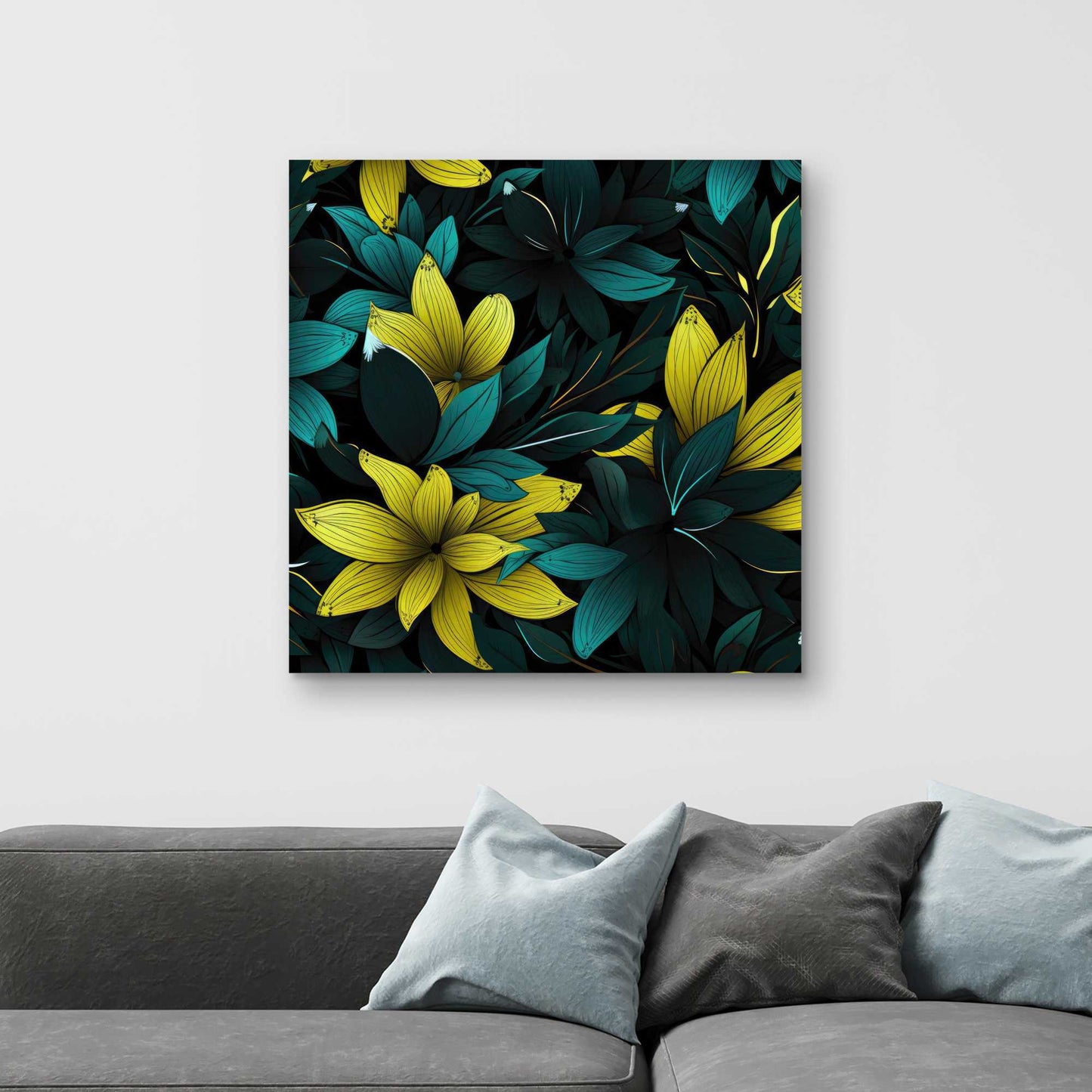 Potent - Yellow Canvas Art for Stylish Home Decor