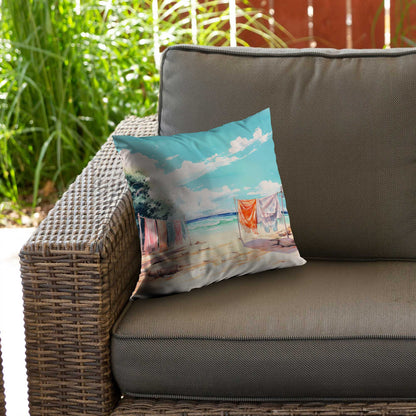 Sunny Side Poly Twill Throw Pillow | Home Decor Accent