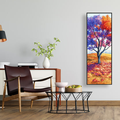 Spring breeze - White Framed Canvas Home Decor Art Piece