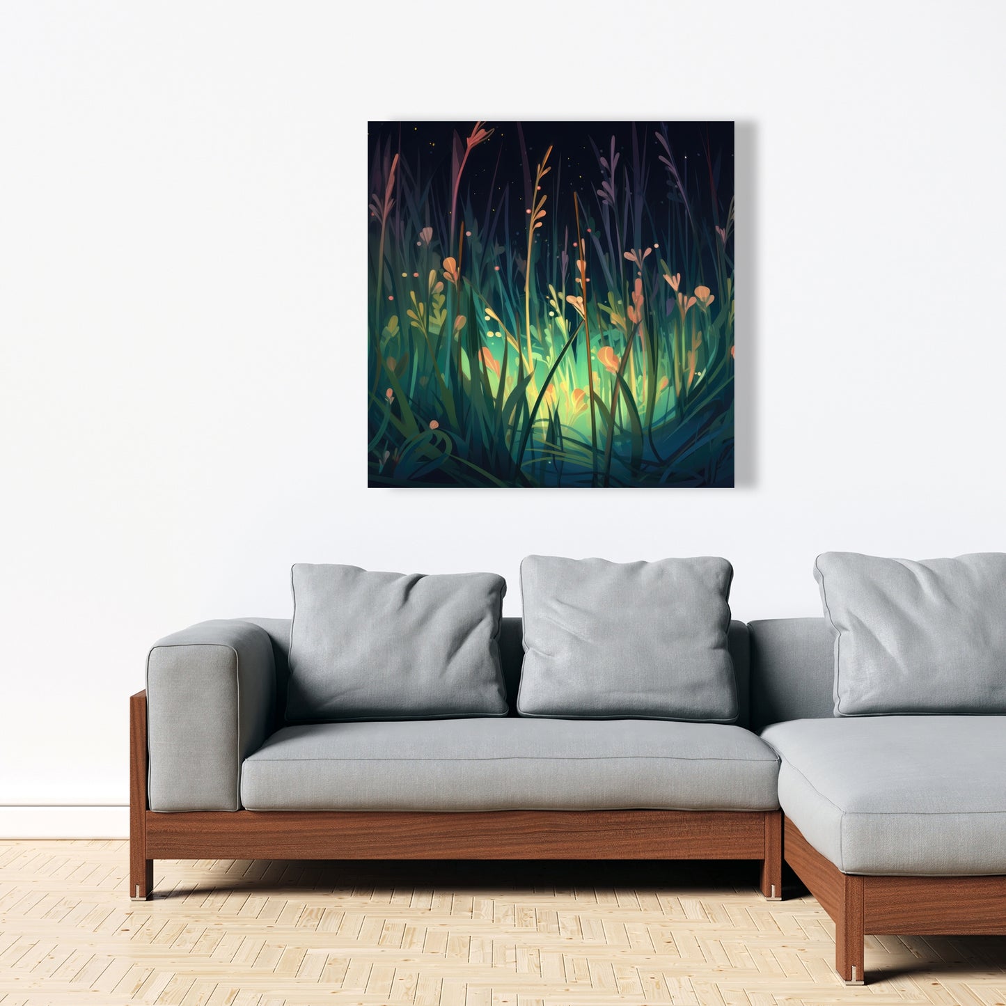 Between twigs - 32"x32" Canvas
