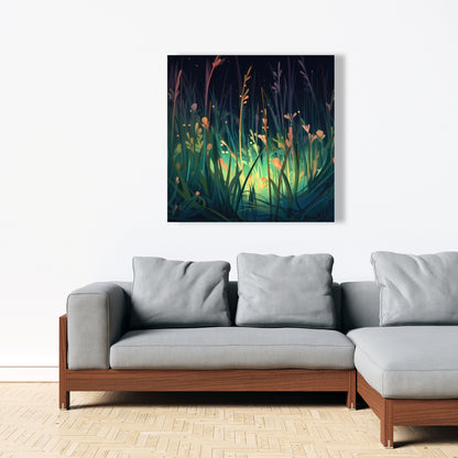 Between twigs - 32"x32" Canvas