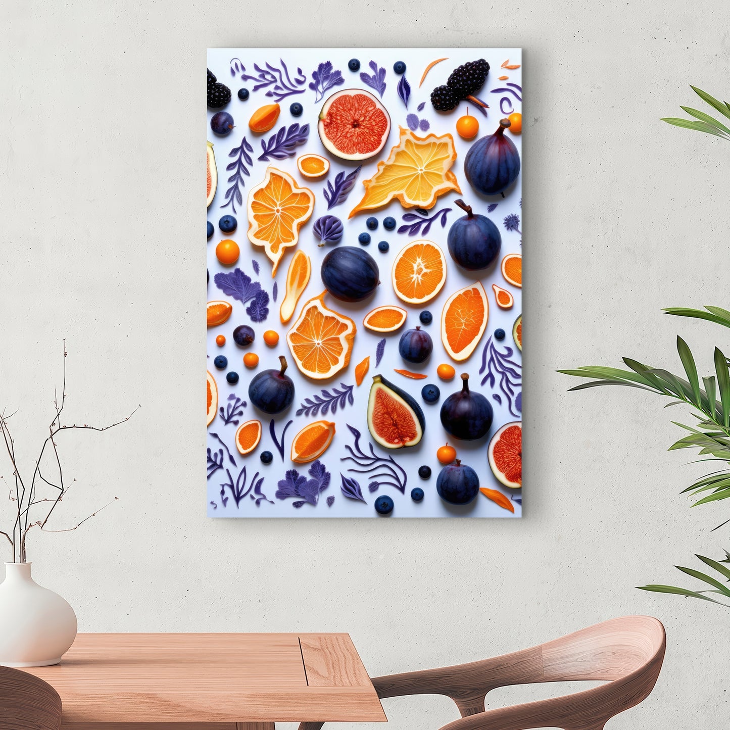 Fruity skins - 32"x32" Canvas