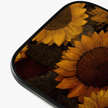 Ensemble de pagaies de pickleball professionnelles Golden Glow Blooms | Équipement sportif