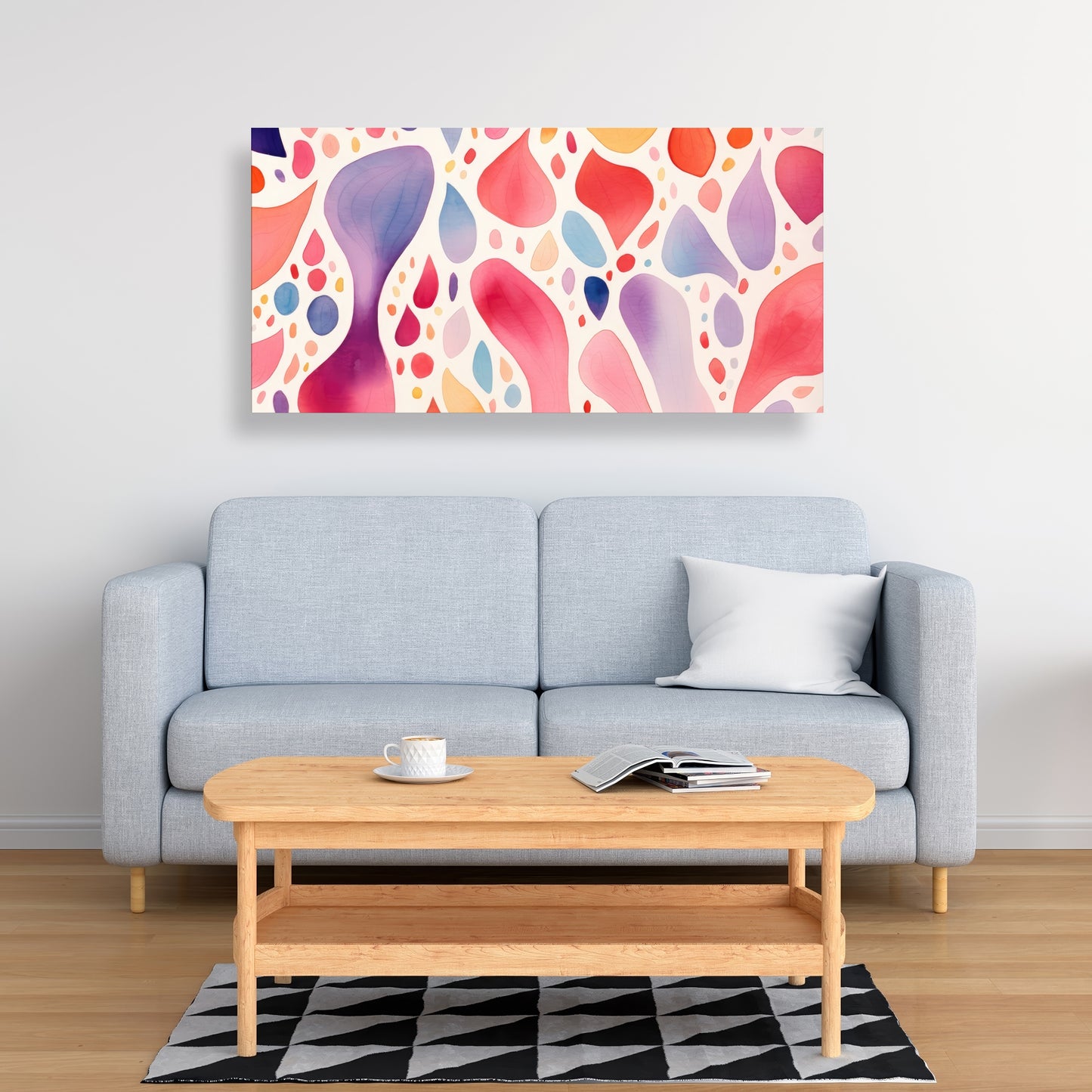 Splotches - Orange Canvas Art for Stylish Home Decor