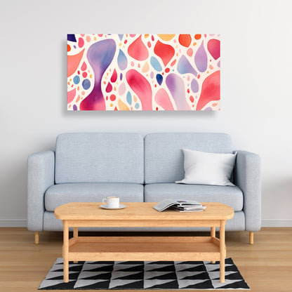 Splotches - Orange Canvas Art for Stylish Home Decor