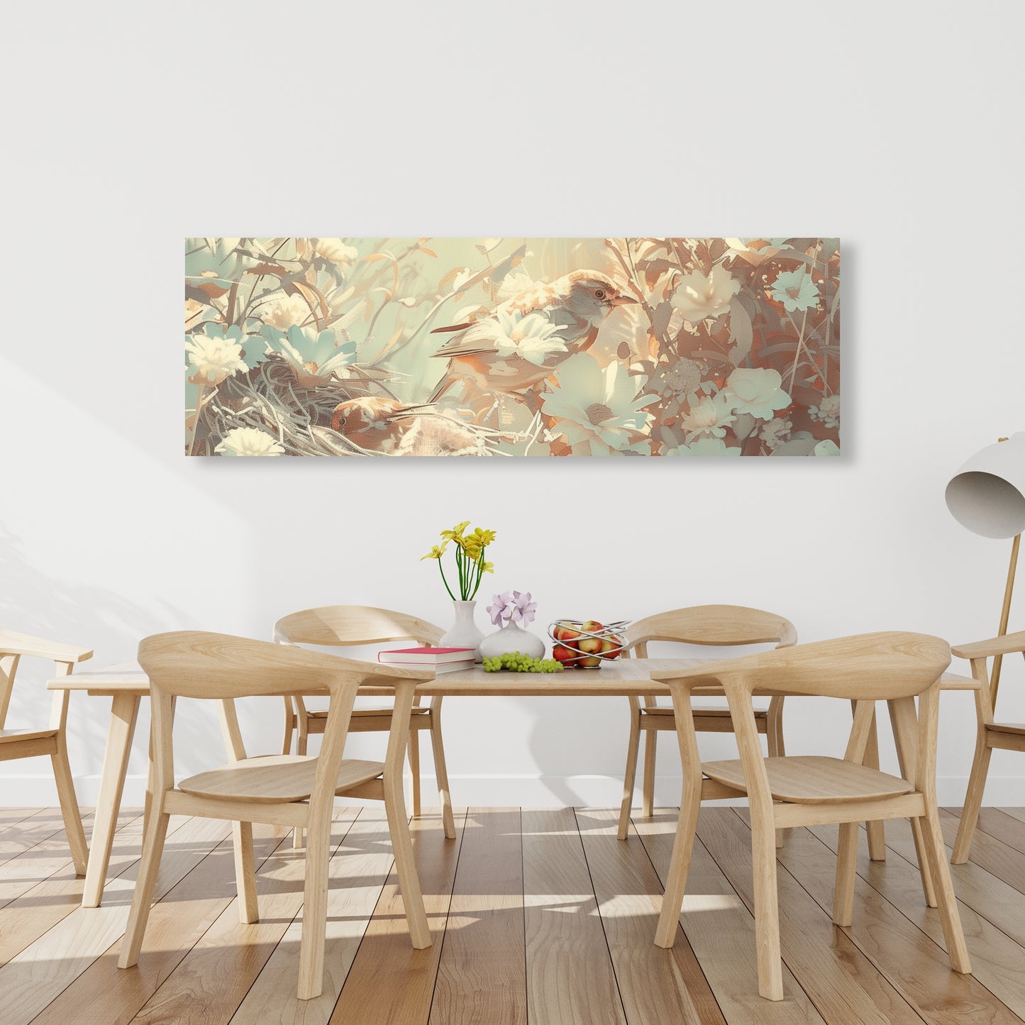 The Nest - Beige Canvas for Elegant Home Decor | Stylish Art