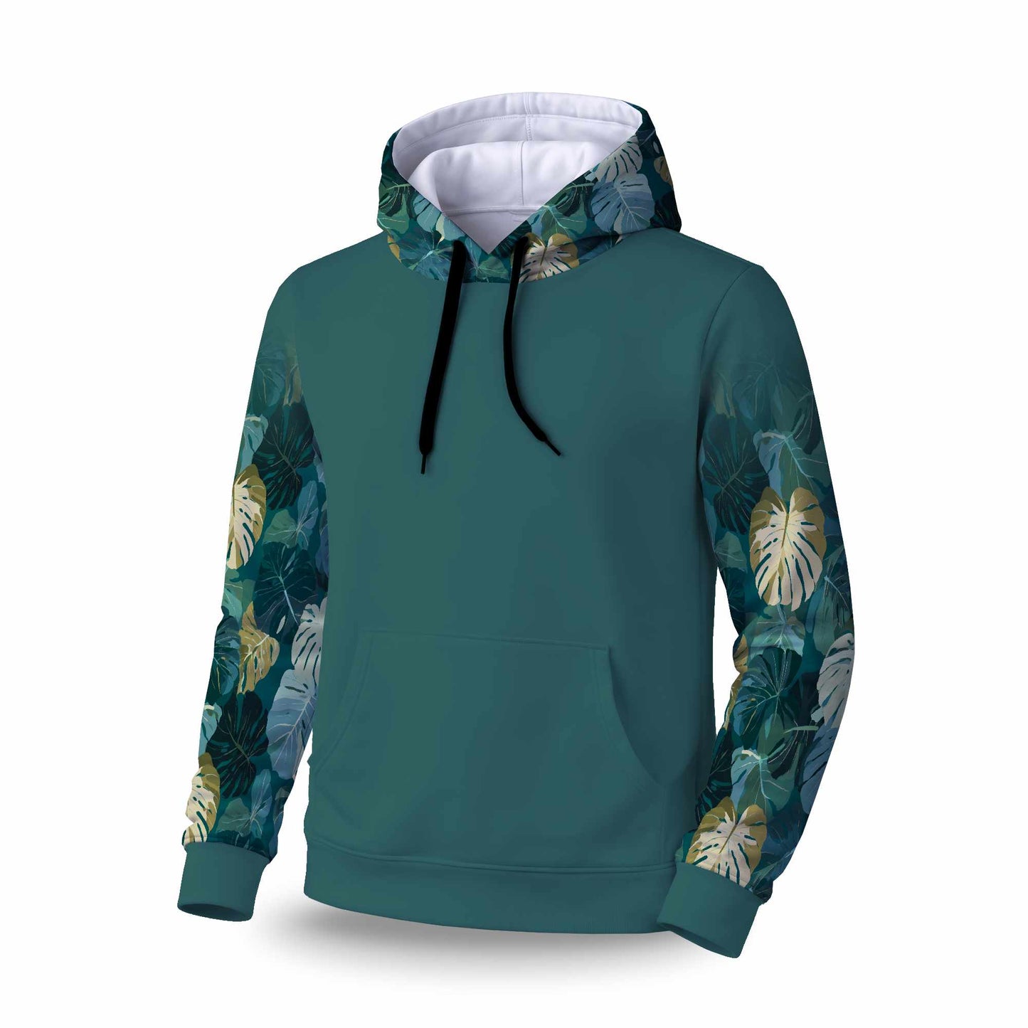 Tropical Leaf Veil Sleevie Pullover Hoodie | Stylish Apparel