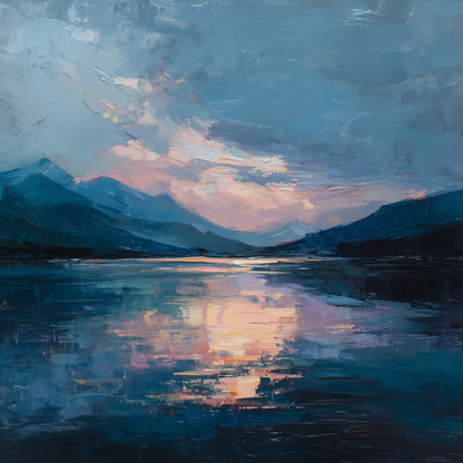 Reflect Pink Canvas - Stylish Home Decor Accent Piece