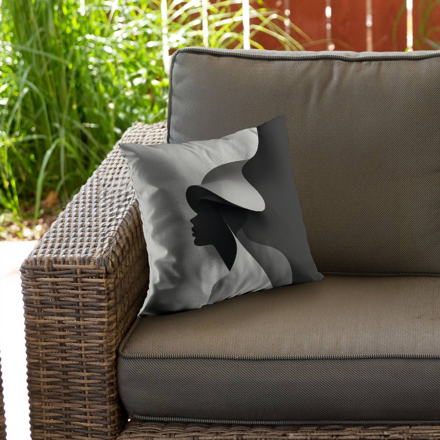 Duality - Throw pillow - Print on demand