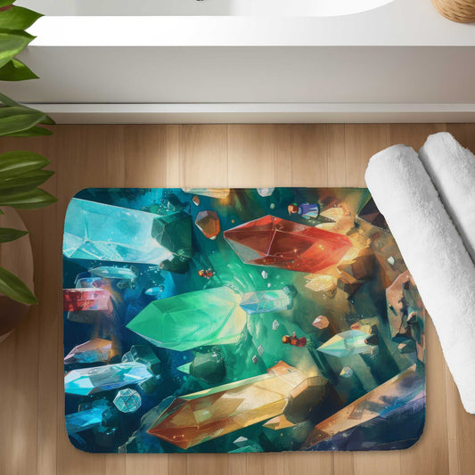 The Quest Blue Bath Mat | Stylish Home Decor Essential