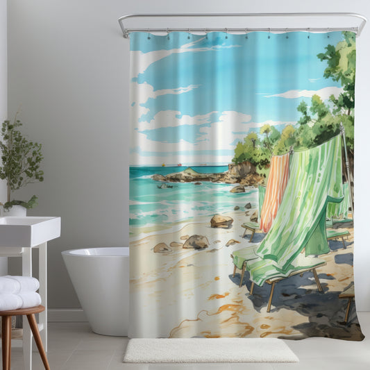 Beach calm - Shower Curtain
