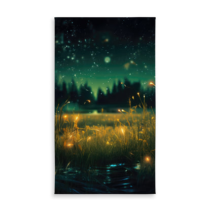 Light in the Dark Green Tablecloth for Indoor Outdoor Decor