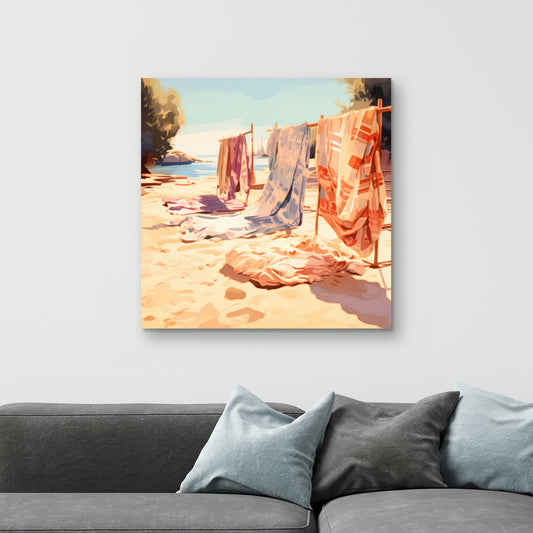 Warm sands - 32"x32" Canvas