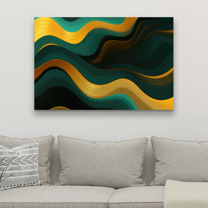 Golden harmony - 32"x32" Canvas