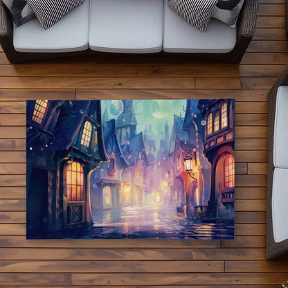 Tapis d'extérieur Bubble ville - Accent de décoration intérieure élégant