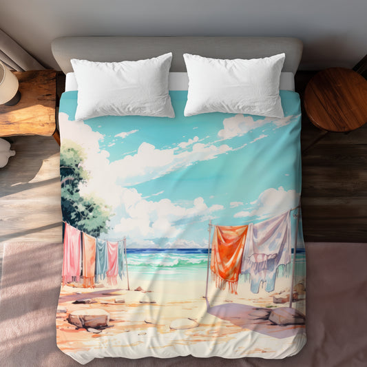 Sunny Side Orange Duvet Cover | Stylish Home Decor