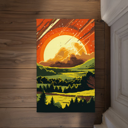 Last Days Green Indoor Outdoor Door Mat | Decor Essential